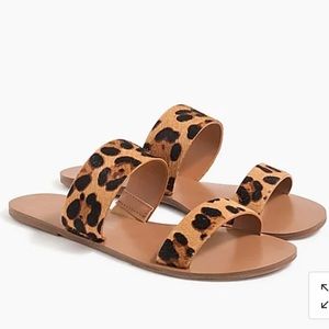 👡J CREW Leopard Sandals